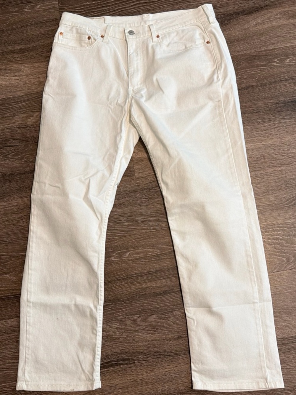 Levi White 514 Jeans